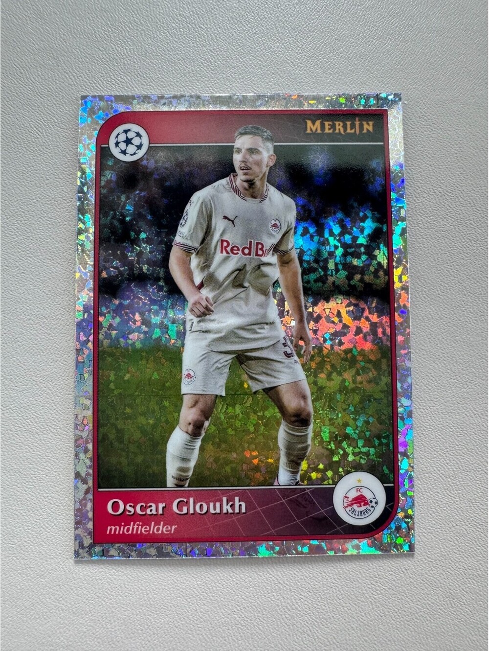 Topps Merlin 2024-25 UEFA Club Competitions Oscar Gloukh #58 Soccer Trading Card